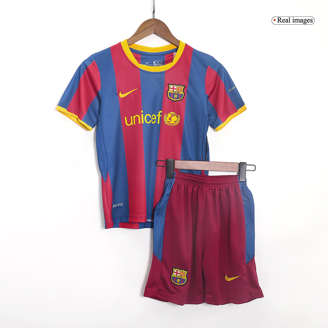 Kid's Barcelona Home Kit(Jersey+Shorts) 2010/11