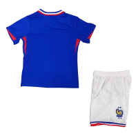 Kids France Home Kit Jersey+Shorts Euro 2024