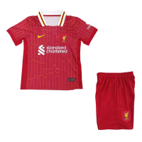 Kids Liverpool Home Kit Jersey+Shorts 2024/25