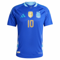 Messi #10 Argentina Away Jersey Player Version Copa America 2024