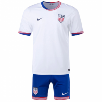 Kids USMNT Home Kit Shirt+Shorts Copa America 2024
