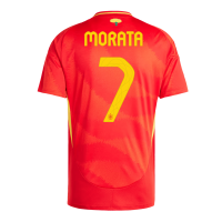 MORATA #7 Spain Home Jersey Euro 2024
