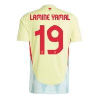 LAMINE YAMAL #19 Spain Away Jersey Euro 2024