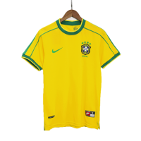 Brazil Retro Jersey Home World Cup 1998