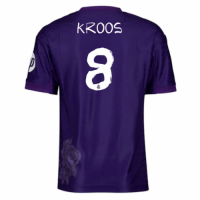 KROOS #8 Real Madrid Y-3 Fourth Jersey Purple Player Version 2023/24