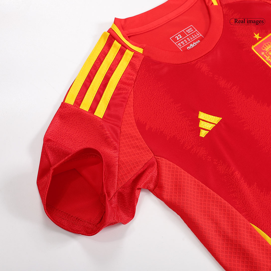 Kids Spain Home Full Jersey Kit Euro 2024