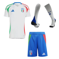 Italy Away Whole Kit(Jersey+Shorts+Socks) Euro 2024