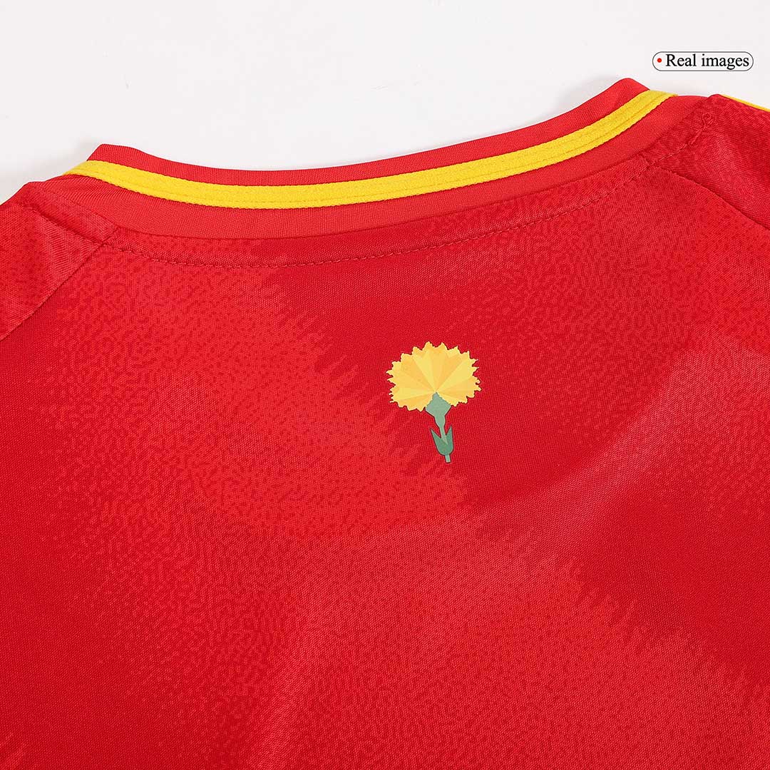 Kids Spain Home Full Jersey Kit Euro 2024