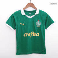 Kids SE Palmeiras Home Kit(Jersey+Shorts) 2024/25