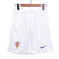 Croatia Home Soccer Shorts Euro 2024