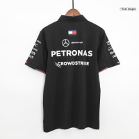 [Super Replica] Mercedes AMG Petronas F1 Team Polo - Black 2024