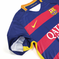 Messi #10 Barcelona Retro Jersey Home 2015/16