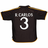 R.Carlos #3 Real Madrid Retro Away Jersey 1999/01