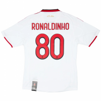 Ronaldinho #80 Retro AC Milan Away Jersey 2009/10