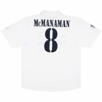 McMANAMAN #8 Real Madrid Retro Jersey Centenary Home 2002/03