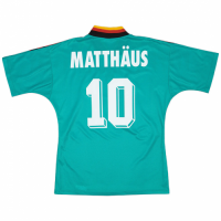 MATTHÄUS #10 Germany Retro Jersey Away World Cup 1994