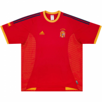 Spain Retro Jersey Home World Cup 2002