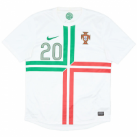 DECO #20 Portugal Retro Away Jersey Euro Cup 2012