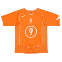 KLUIVERT #9 Netherlands Retro Jersey Home EURO 2004