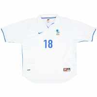 BAGGIO R #18 Italy Retro Jersey Away World Cup 1998