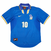 Albertini #10 Italy Retro Jersey Home Euro Cup 1996