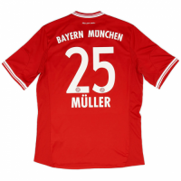 MÜLLER #25 Bayern Munich UCL Final Retro Jersey Home 2013/14