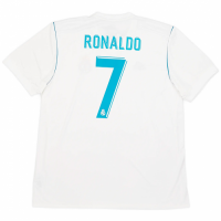 Ronaldo #7 Real Madrid Retro Jersey Home 2017/18