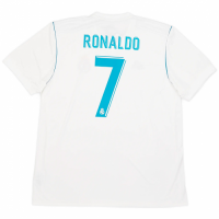 Ronaldo #7 Retro Real Madrid Home Jersey 2017/18