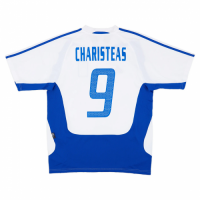 CHARISTEAS #9 Retro Greece Away Jersey Euro Cup 2004