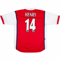 HENRY #12 Arsenal Retro Jersey Home 1998/99