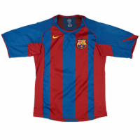 Ronaldinho #10 Barcelona Retro Jersey Home 2004/05