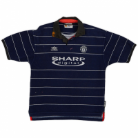 Yorke #19 Manchester United Retro Jersey Away 1999/00