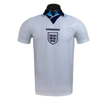 GASCOIGNE #8 England Retro Jersey Home Euro Cup 1996