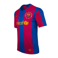 Zambrotta #11 Barcelona Retro Home Jersey 50-Years Anniversary 2007/08