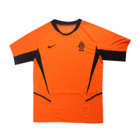 v.NISTELROOY #9 Netherlands Retro Jersey Home 2002