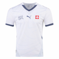 Xhaka #10 Switzerland Away Jersey Euro 2024