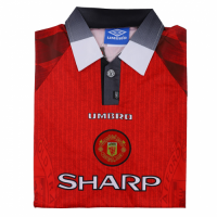 Scholes #18 Manchester United Retro Jersey Home 1996/98