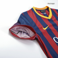 Messi #10 Barcelona Retro Home Jersey 2013/14