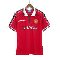 Beckham #7 Manchester United Retro Home Jersey 1999/00