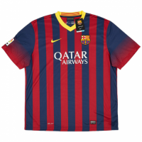 Messi #10 Barcelona Retro Home Jersey 2013/14