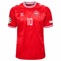 Eriksen #10 Denmark Home Jersey Euro 2024