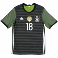 Kroos #18 Retro Germany Away Jersey 2016