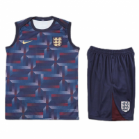 England Pre-Match Sleeveless Kit (Top+Shorts) Euro 2024