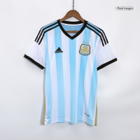 Messi #10 Argentina Retro Home Jersey 2014/15