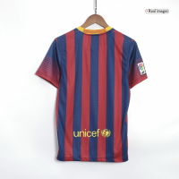 Messi #10 Barcelona Retro Home Jersey 2013/14