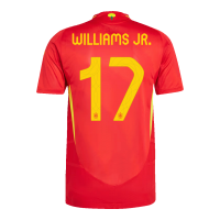 WILLIAMS JR. #17 Spain Home Jersey Player Version Euro 2024