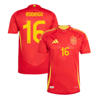 RODRIGO #16 Spain Home Jersey Player Version Euro 2024