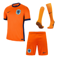 Netherlands Home Whole Kit(Jersey+Shorts+Socks) Euro 2024
