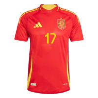 WILLIAMS JR. #17 Spain Home Jersey Player Version Euro 2024