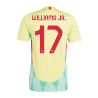 WILLIAMS JR. #17 Spain Away Jersey Player Version Euro 2024